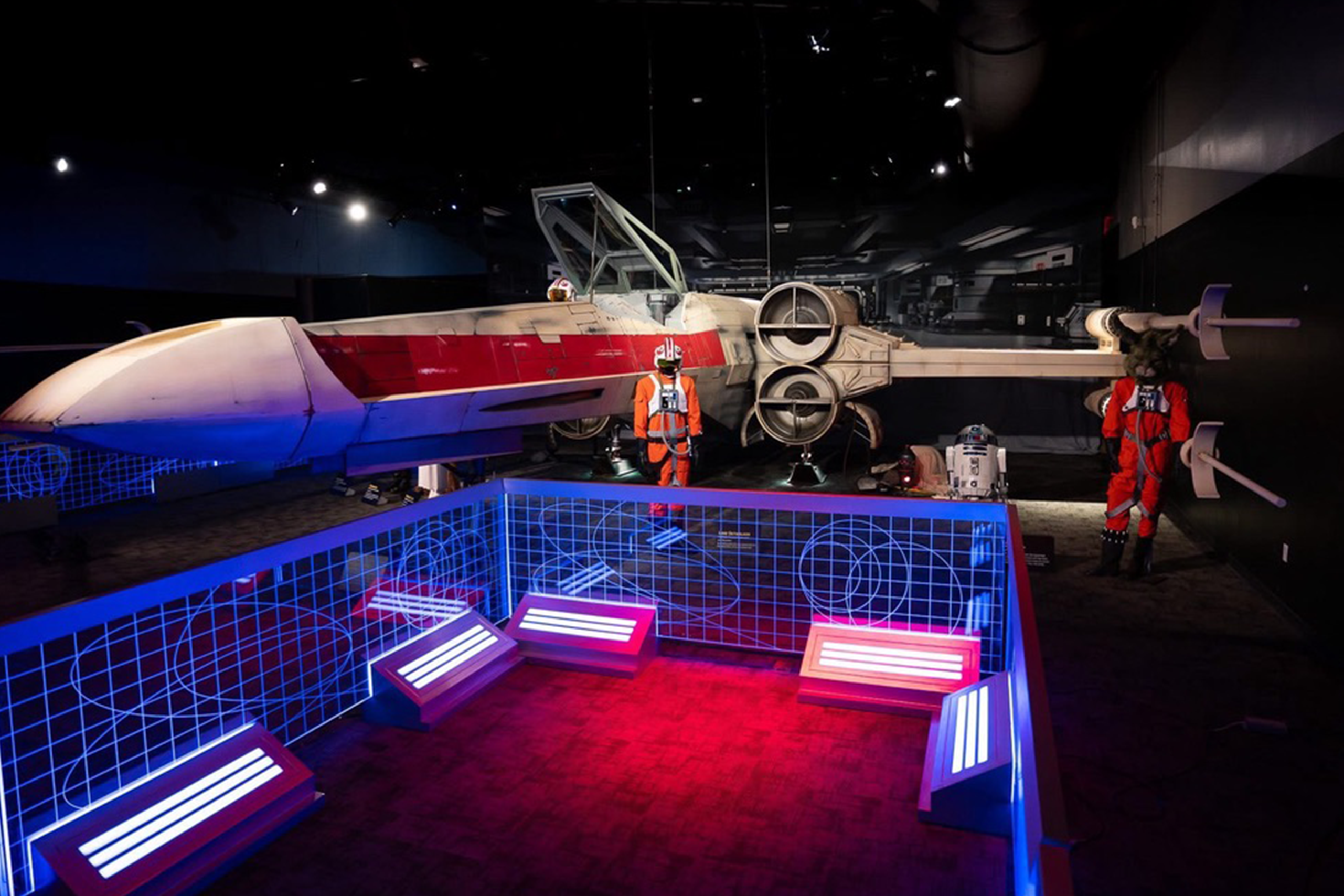 The paint and details match Luke’s X-Wing cinematic model from the original film.