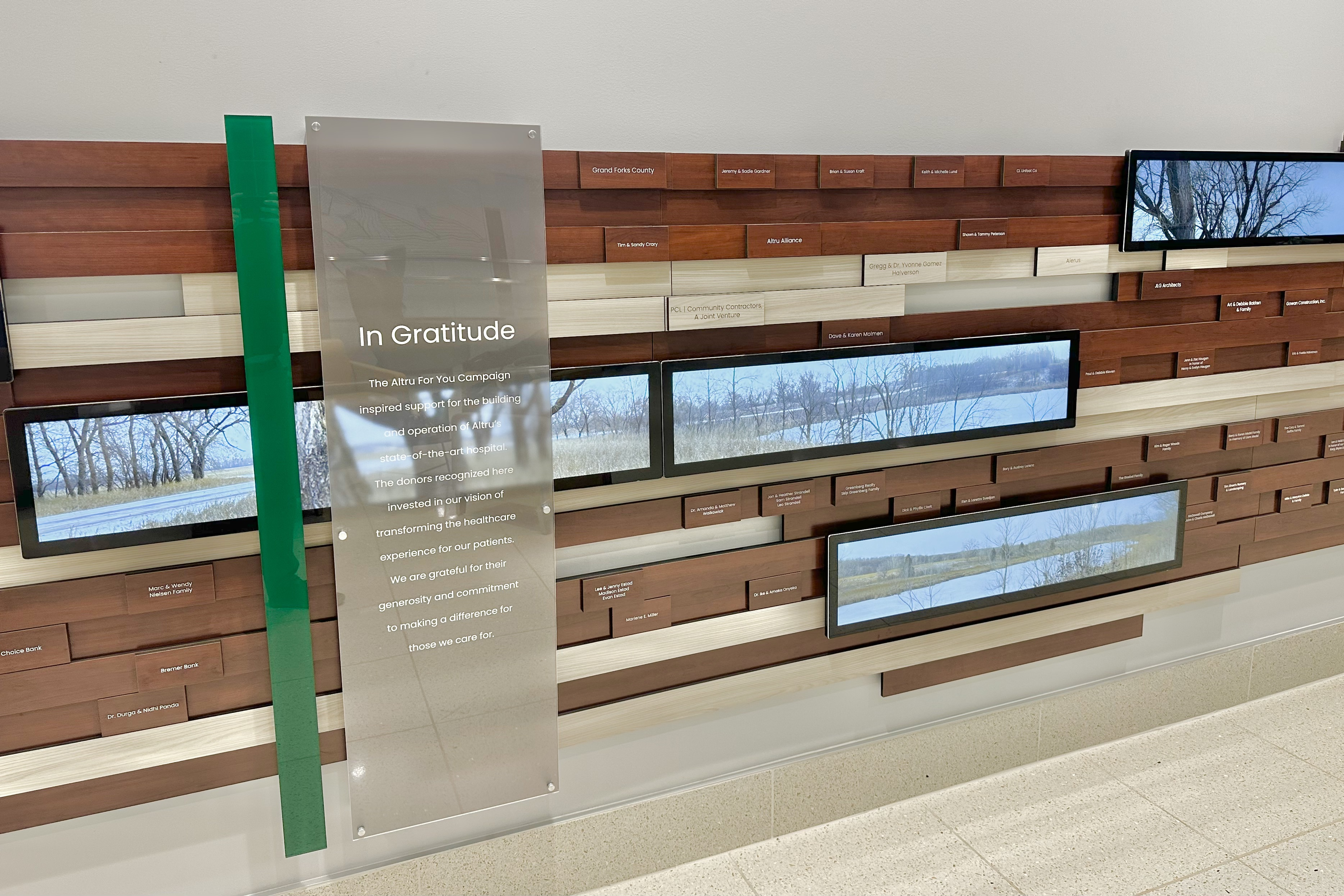 Remote updating — the nature wall can be managed remotely for non-disruptive management.